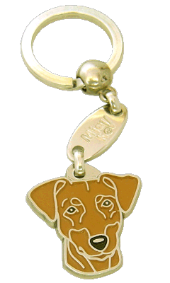 Pinscher vermelho - pet ID tag, dog ID tags, pet tags, personalized pet tags MjavHov - engraved pet tags online